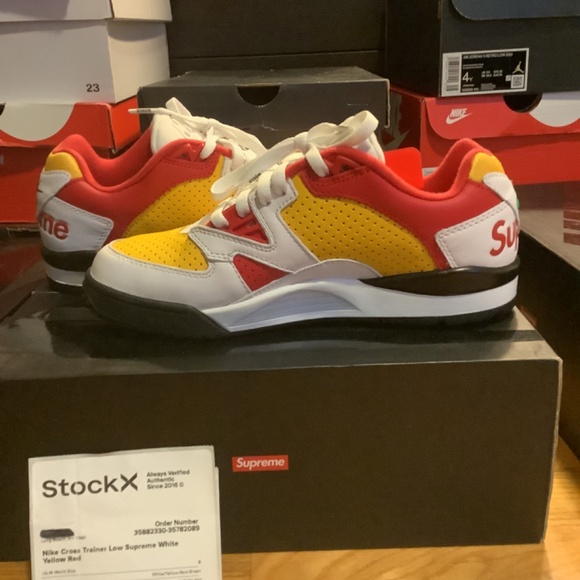 NWT Supreme Nike Air Cross Trainer 3 Low Mens Size 8 - Picture 6 of 14